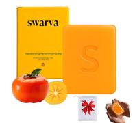 Swarva Persimmon Soap for Body Odor, persimmon soap for old people smell, persimmon soap for body odor, for Face and Body, Suitable for All Skin Types Women & Men (1 PCS)