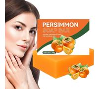 Swarva Persimmon Soap for Body Odor - Persimmon Soap for Old People Smell, Remove Odor Bath Soap, Men & Women Deodorizing, Handmade Body Deeply Cleansing Bar Soaps (1pcs)