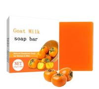 Swarva Persimmon Soap,Persimmons Soaps For Old People Smell,Persimmons Soaps For Body Odor,Comfortable And Moisturizing, japanese Persimmon Soap,Suitable For Face And Body