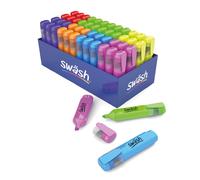 Swash Premium Highlighter Pens 48 Pieces, Assorted Colour
