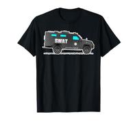 SWAT Camion de police pour garçons, enfants, officiers, équipes, policiers T-Shirt