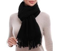 SWAT PANY Écharpe Femme Hiver Unie Élégante pour Célébrations et Tenue Décontractée