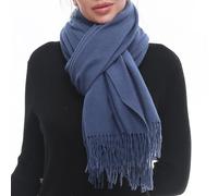 SWAT PANY Écharpe Femme Hiver Unie Élégante pour Célébrations et Tenue Décontractée