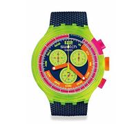 Swatch Analogique SB06J100, Noir, Bracelet