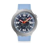 Swatch Big Bold Moment - SB07S122, bleu, Bande
