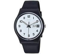 Swatch - GB743 - Classic - Montre Homme - Quartz Analogique - Cadran Blanc - Bracelet Plastique Noir