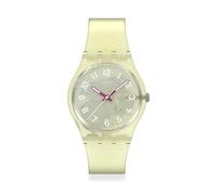 Swatch Gent Montre à Quartz Unisexe à Quartz résistante à l'eau, Jaune, Décontracté