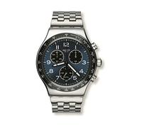 Swatch Hommes Analogique Quartz Montre avec Bracelet en Acier Inoxydable YVS423G