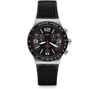 Swatch Hommes Analogique Quartz Montre avec Bracelet en Caoutchouc YVS461