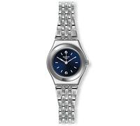 SWATCH FEMME 25MM ARGENT ACIER BRACELET & BOITIER MINÉRAL VERRE MONTRE YSS288G
