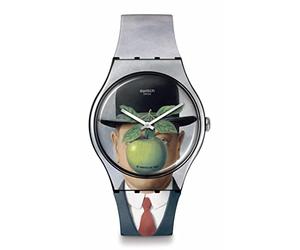 SWATCH Mod. Le Fils DE l'homme by Rene Magritte Art Journey Serie
