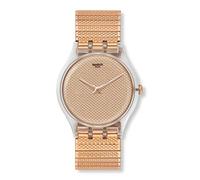 Swatch Femmes Analogique Quartz Montre avec Bracelet en Acier Inoxydable SUOK134A