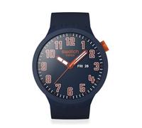 Swatch Montre Big Bold SB01S700 Essentialy Confident, Bleu/orange