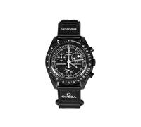 Swatch Montre bracelet Moonswatch Omega x Mission to the Moonphase Snoopy noir, Noir