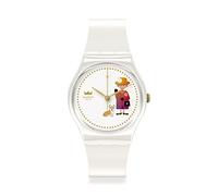 Montre Unisexe Swatch How Majestic GZ711 blanc / blanc