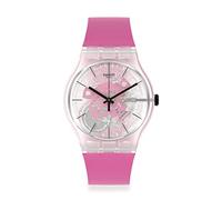 Swatch Montre New Gent Bio SO29K107 PINK DAZE, bracelet