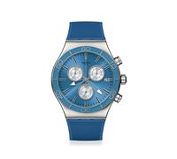 Swatch Montre New Irony Chrono YVS485 BLUE IS ALL, bracelet
