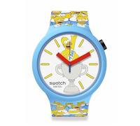 Swatch Montre The Simpsons Big Bold SB05Z100 BEST. DAD. EVER., multicolore