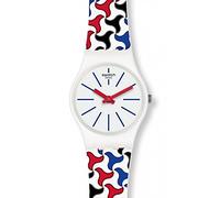 Swatch Femme Analogique Quartz Montre avec Bracelet en Silicone LW156