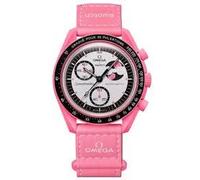 Swatch Montre bracelet Moonswatch Omega x Mission to the Pink Moonphase, rose