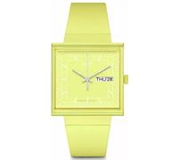 Swatch QUOI SI… CITRON ? Montre unisexe à cadran jaune quartz bracelet...