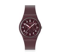Swatch Thru The Crown Glass- SO28R115, Bordeaux, Bande