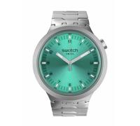 Swatch Unisexe Robe Turquoise Acier Inoxydable Quartz Big Bold Aqua Shimmer, turquoise, Big Bold