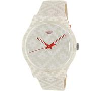 Swatch Women's Originals SUOW109 White Nylon Swiss Quartz Fashion Watch
