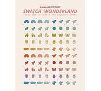 Swatch Wonderland: Retro Disco Vibe Color Swatch Charts for Coloring Books, 40 Test Pages for Art Supplies with Fun Shapes to Color In