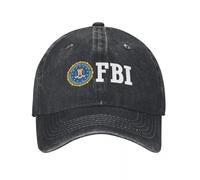 Swats Le De Fbi Logo Lettre Hommes Femmes Casquette De Baseball Organisation Chapeaux En Denim En Détresse Casquette Vintage Extérieur Toutes Saisons Voyage Snapback Coton, pour toutes les saisons
