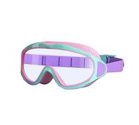 SWAUSWAUK Lunette Piscine Enfants - Lunette Natation Masque Natation pour Garçons Filles 4-12 Ans (Rose & Vert)
