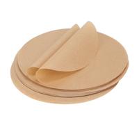 SWAWIS 150 Pièces Papier Sulfurisé Rond de Cuisson, Ø 28cm, Papier Antiadhésif pour Gâteau BBQ Pizza Four Friteuse à air Hamburgur (Brun)
