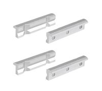 SWAWIS 150mm Mors de Protection pour Étau, 1 Paire de Mâchoires de Protection pour Étau avec Prismes et Aimants, Aluminium