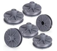 SWAWIS 6 Pièces Fil Coupe Bordure Bobine de Fil Debroussailleuse Fil Rotofil 5307-20 Compatible avec Gardena Coupe Bordure Ø 1,6mm 6,1M Bobine Fil Coupe Bordure