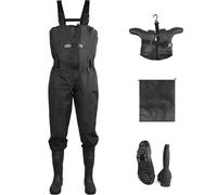 SWAWIS Cuissardes Waders Cuissarde pour Hommes Femmes Chasse Waders Poitrine Pêche Cuissardes avec Bottes Respirantes Imperméables à l'eau