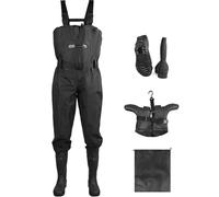 SWAWIS Cuissardes Waders Cuissarde pour Hommes Femmes Chasse Waders Poitrine Pêche Cuissardes avec Bottes Respirantes Imperméables à l'eau
