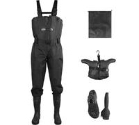 SWAWIS Cuissardes Waders Cuissarde pour Hommes Femmes Chasse Waders Poitrine Pêche Cuissardes avec Bottes Respirantes Imperméables à l'eau