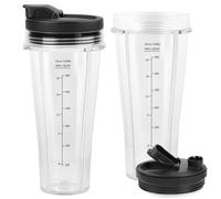 SWAWIS Lot de 2 Gobelets Compatible avec Ninja Blender de Remplacement Pour Mixeur 24oz (710ml) CB350EU BN800EU BN750EU BN650EU BN495EU CB100EU Blender Accessoires de Rechange de Tasse