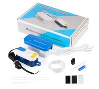 SWAWIS Pompe à Condensats Type Divisé pour Climatisation et Déshumidificateur, Pompe de Vidange pour Climatiseur 21dB Silencieuse avec 60ml Réservoir d'Eau, Débit Max 24L/h, pour Climatiseurs 8kW