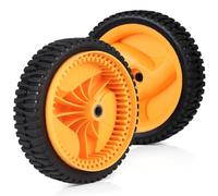 SWAWIS Roues Compatible avec Craftsman Partner Electrolux McCulloch Rally | Lot de 2, modèle 53 dents, rechange pour tondeuses à gazon, montage simple, bonne adhérence sur terrain irrégulier
