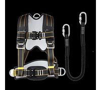 SwaYve Harnais de Sécurité Pour Travail En Hauteur, Ceinture de Sécurité de Protection Pour Travaux Aériens, Kit Antichute Pour Travaux Sur Le Toit/Kc1