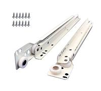 SWAYVES 1 Paire de Glissières de Tiroir D'Armoire, Glissières À Roulement À Billes, Pour Étagère Àer, Rails Télescopiques de Quincaillerie de Meubles, Kit de Réparatde Tiroir/450Mm(18Inch)