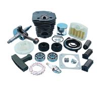 SWbhL Kit de Piston de Cylindre de 44 mm for tronçonneuse Hus 340 345 350, Tampon de Vilebrequin F, pièces de Rechange