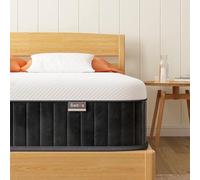 Swbvs Matelas ferme double en mousse à mémoire de forme de 25,4 cm, matelas de lit double dans une boîte, soulagement de la pression et matelas ferme pour lit double