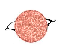 SWD TWTH Lot de 2 coussins ronds antidérapants pour chaise de salle à manger, jardin, maison, intérieur ou extérieur (45 x 45 cm, motif 4)