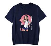 Swdan Dont Toy with Me Miss Nagatoro Cosplay Tshirt, Nagatoro Figurine Imprimé Tshirt Femmes Kawaii, T-Shirt Col Rond Manches Courtes Unisexe