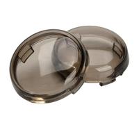 SWDJILNV Cache-lentille de clignotant simple pour Touring pour Road King pour Dyna pour Softail pour Sportster 883 1200