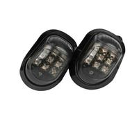 SWDJILNV Clignotant moto 12 V 9 LED clignotants jaunes éclairage goutte d'eau indicateurs une paire de feux Piranha