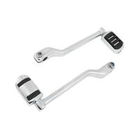 SWDJILNV Sélecteur Vitesse Moto Pédale Changement Vitesse Talon-Pointe Levier arrière avec Repose-Pieds pour Moto pour Touring pour Road pour King 1988-2021 pour Softail 1986-2017