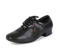 SWDZM Chaussures de Danse de Salon Homme Cuir Souple